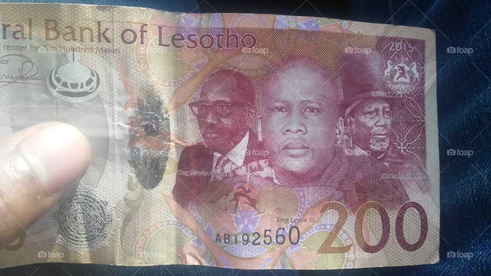 Lesotho 🇱🇸 money