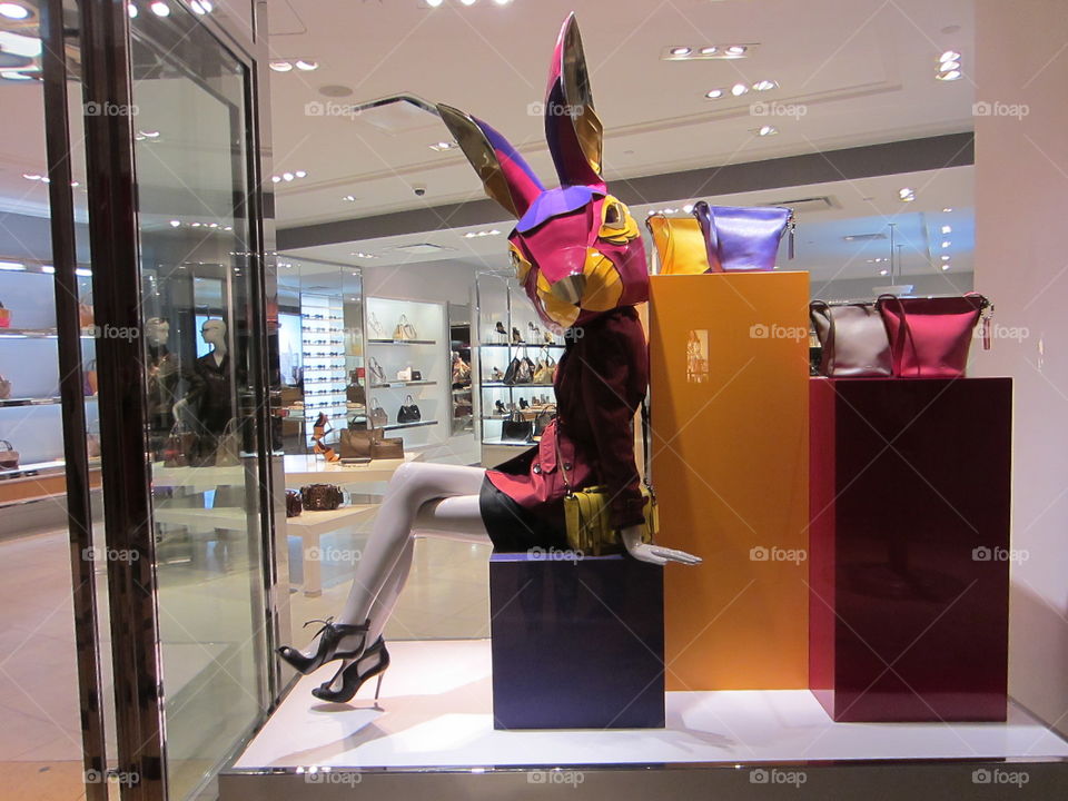 Rabbit Fashion Display, Las Vegas