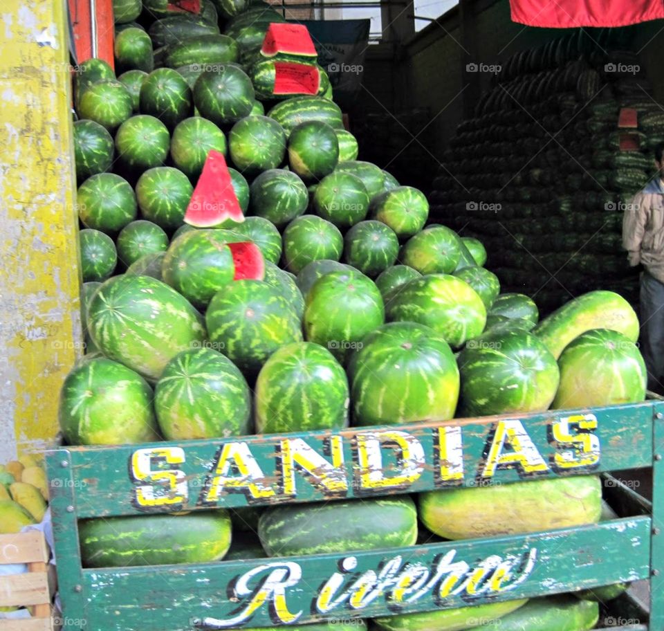 Market Watermelons