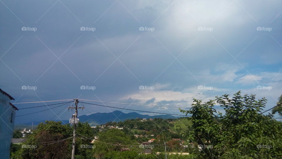 cidade ao amanhecer