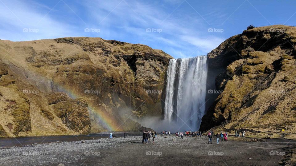 Skógafoss Waterfall in Iceland