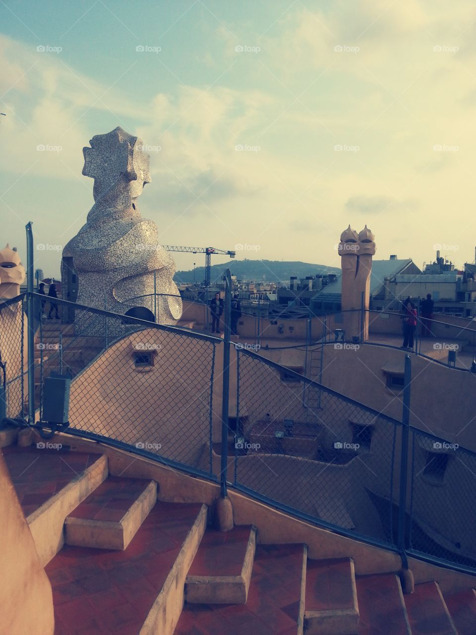 A photo from Casa Milà rooftop, Barcelona