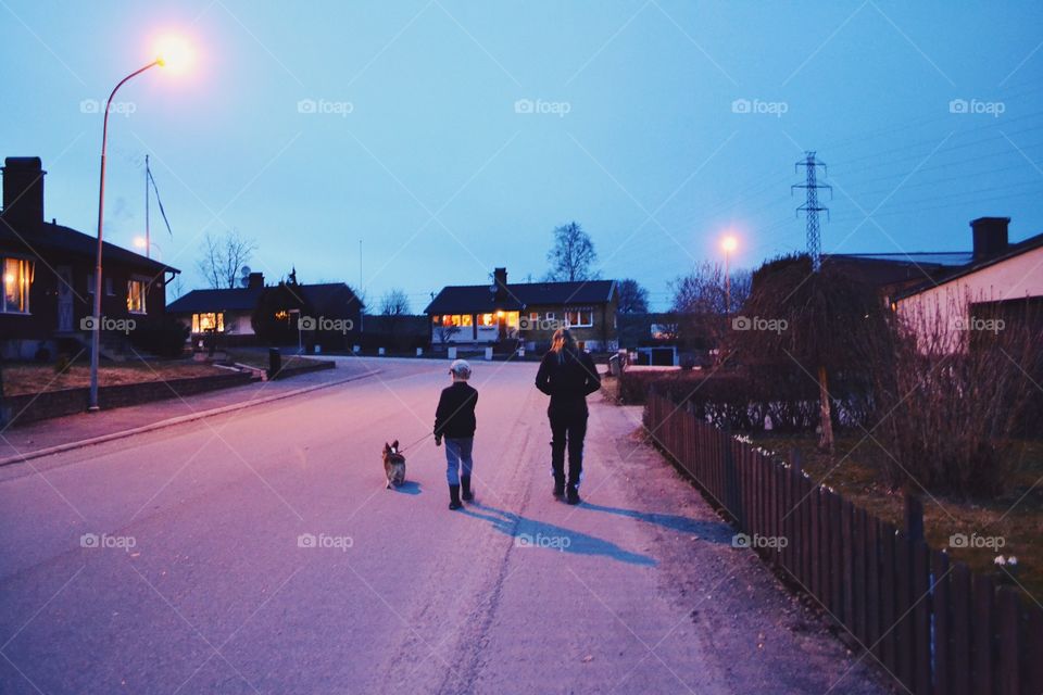 Winter, Snow, Light, Weather, People