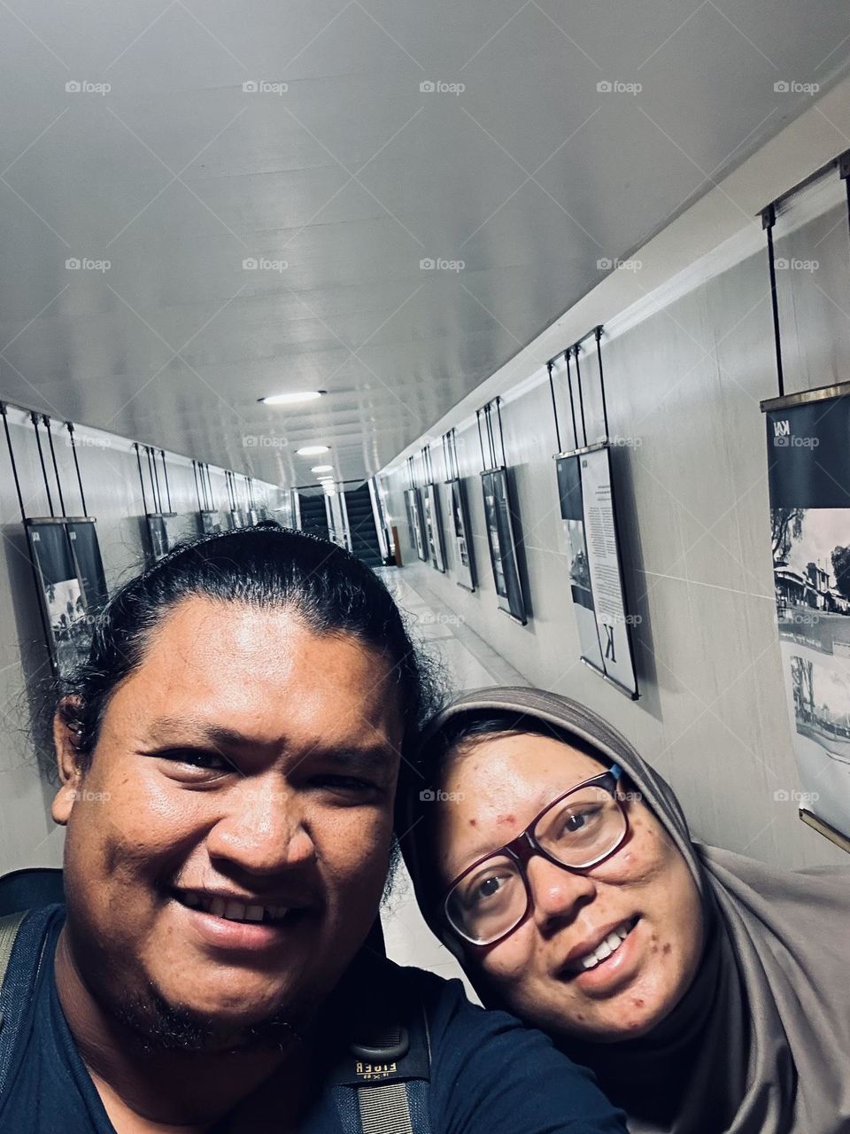 love in the painting hallway