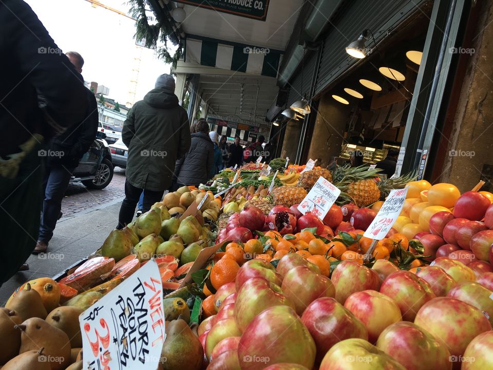 Market, Stall, Fruit, Food, Grow