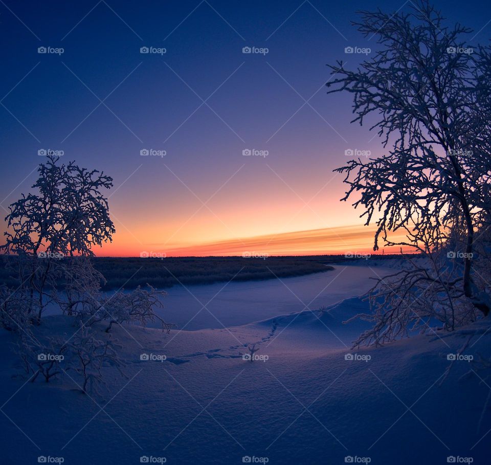 Winter,winter dawn,winter morning,darkness,yellow,morning,morning light,morning freshness,the day begins,snow,blue,,blue dawn,Arctic,winter evening,sunset,cold dawn,cold sunset,end of the day,sunset in the forest,sunset in winter,sunset in the north,