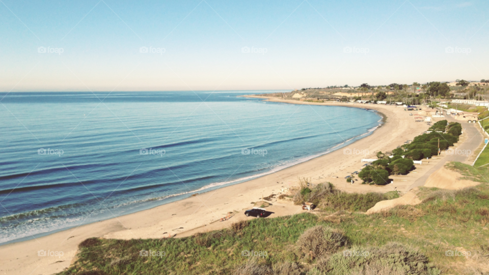 beach water sand waves by ninjacentral