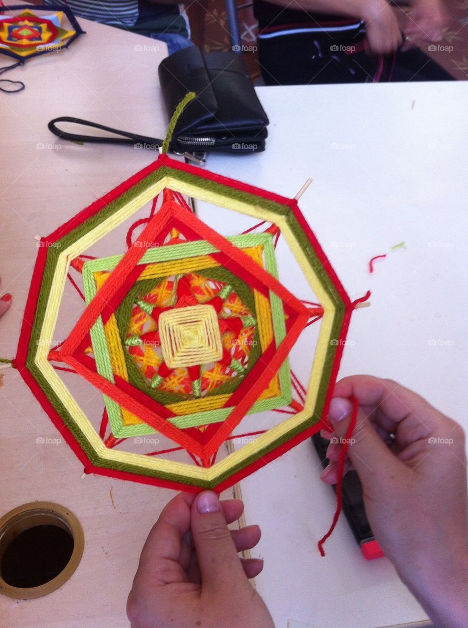 Mandala making