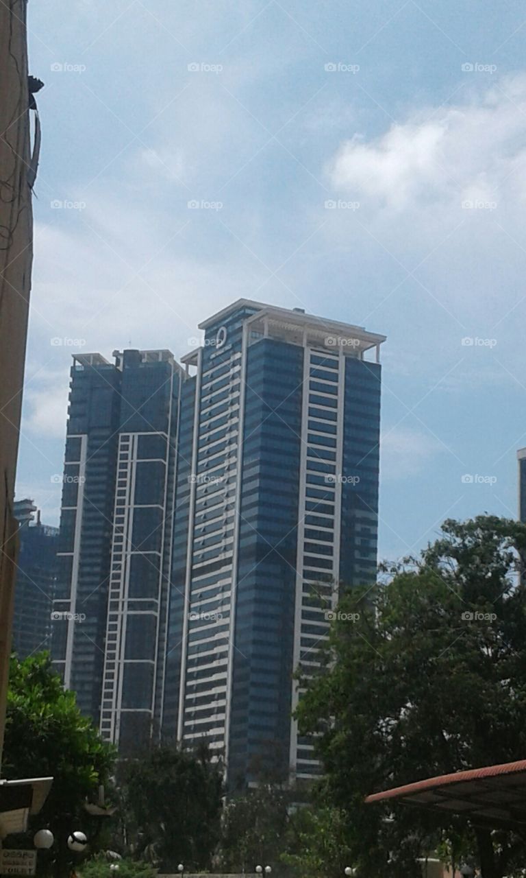Sri lanka,colombo hill building