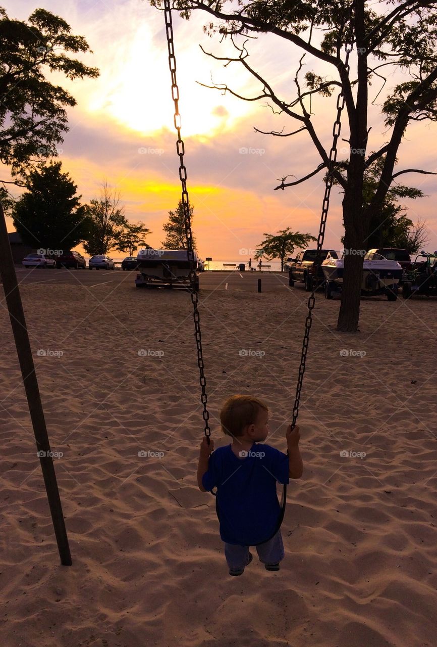 Summer Sunset Swing
