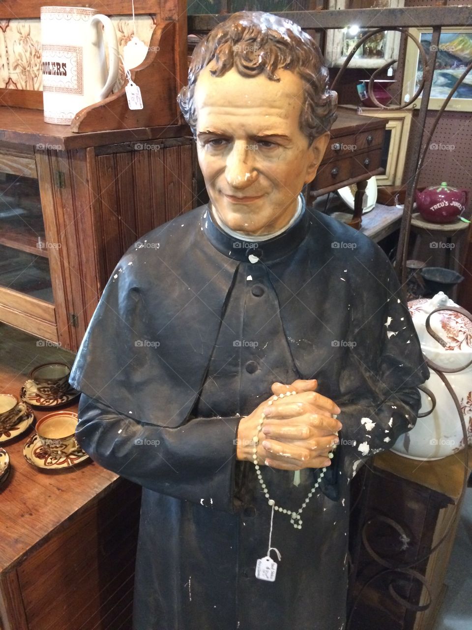 Father at the Antique Shop. This was an interesting piece