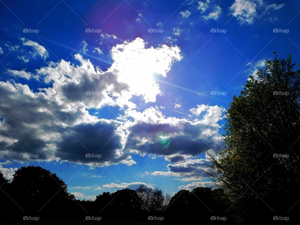 Hide and seek with the sun