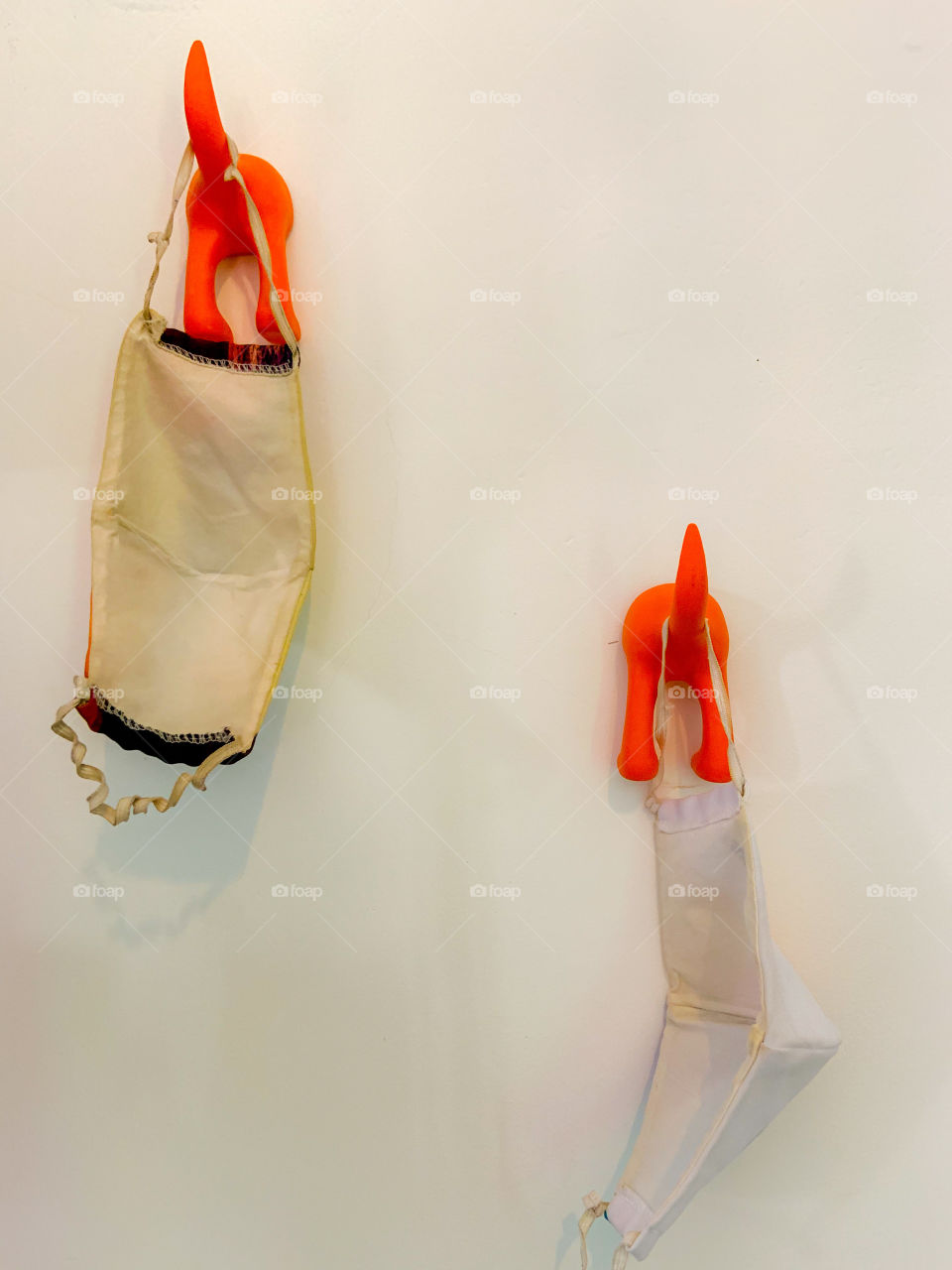 Bastis IKEA . Masks on clothes hangers 