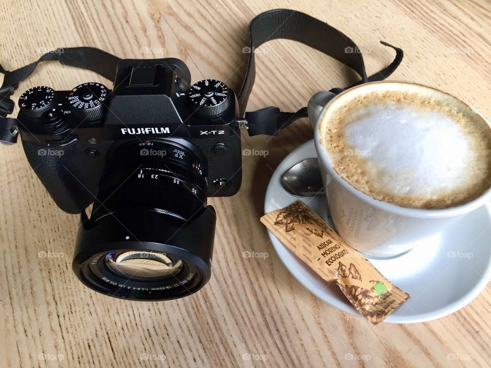 Coffee and camera