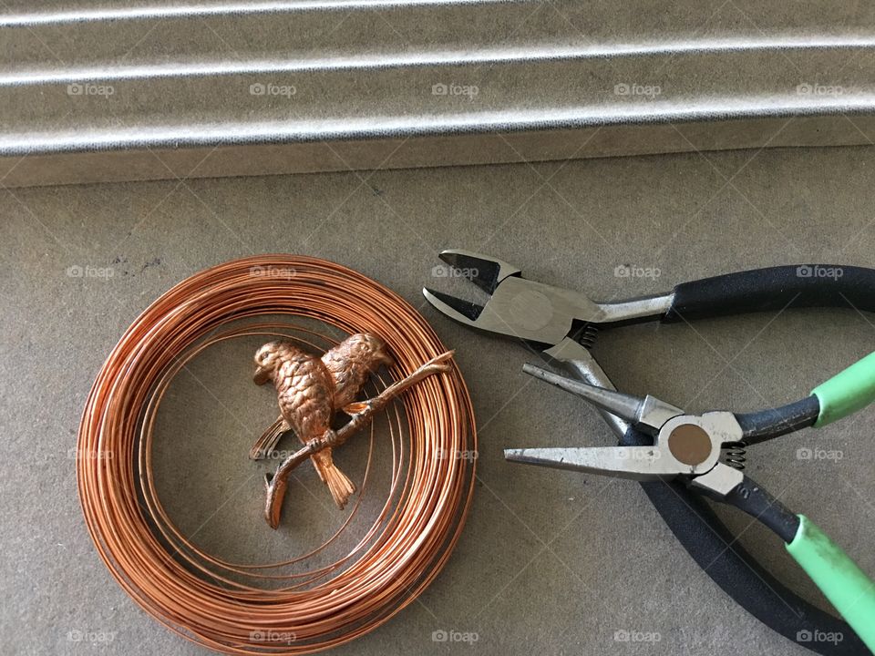 Supplies for wire crafting 