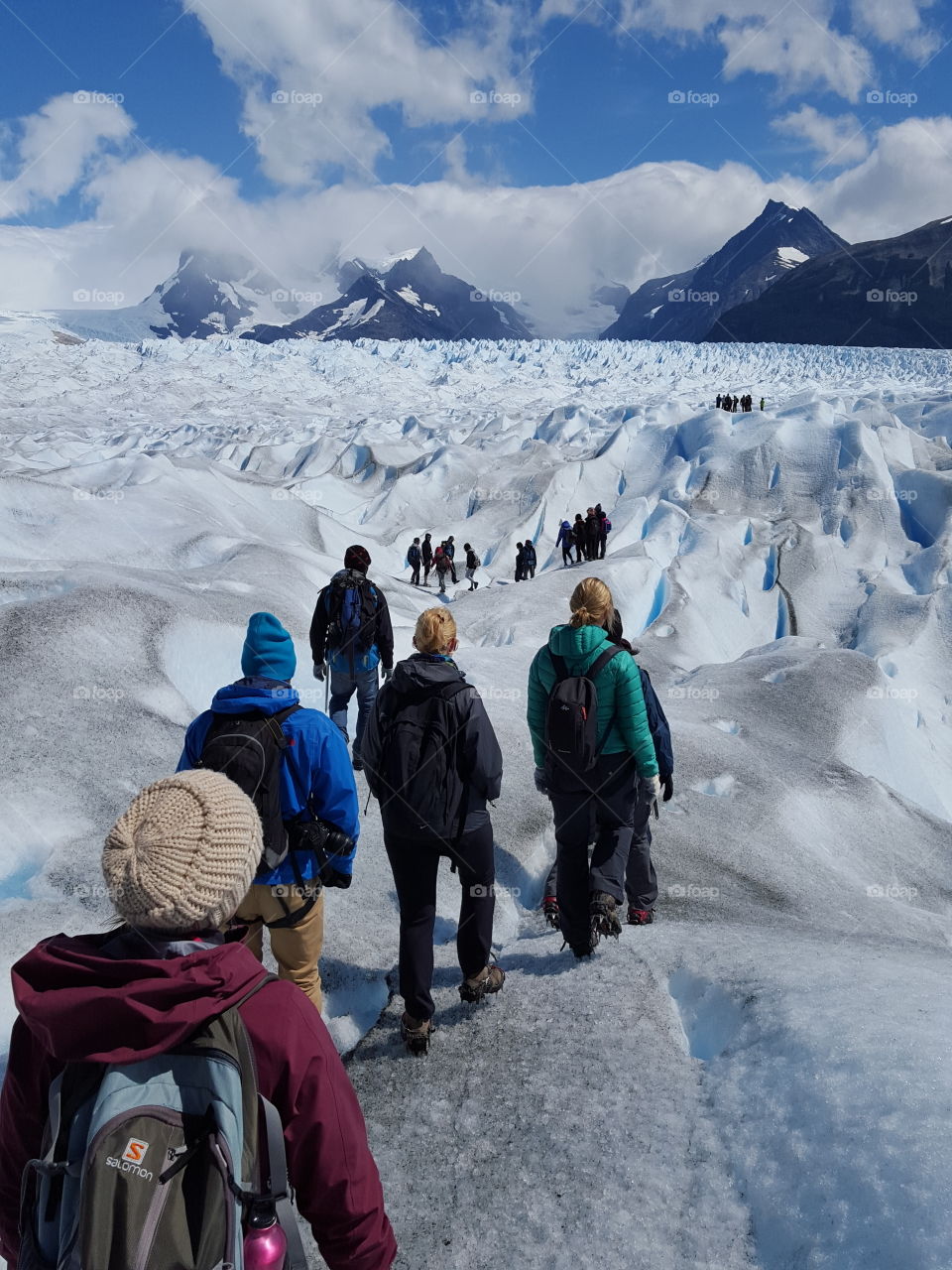 Sometimes you spend your winter vacation flying to Argentina to hike the top of a glacier where it's always a magical winter wonderland.