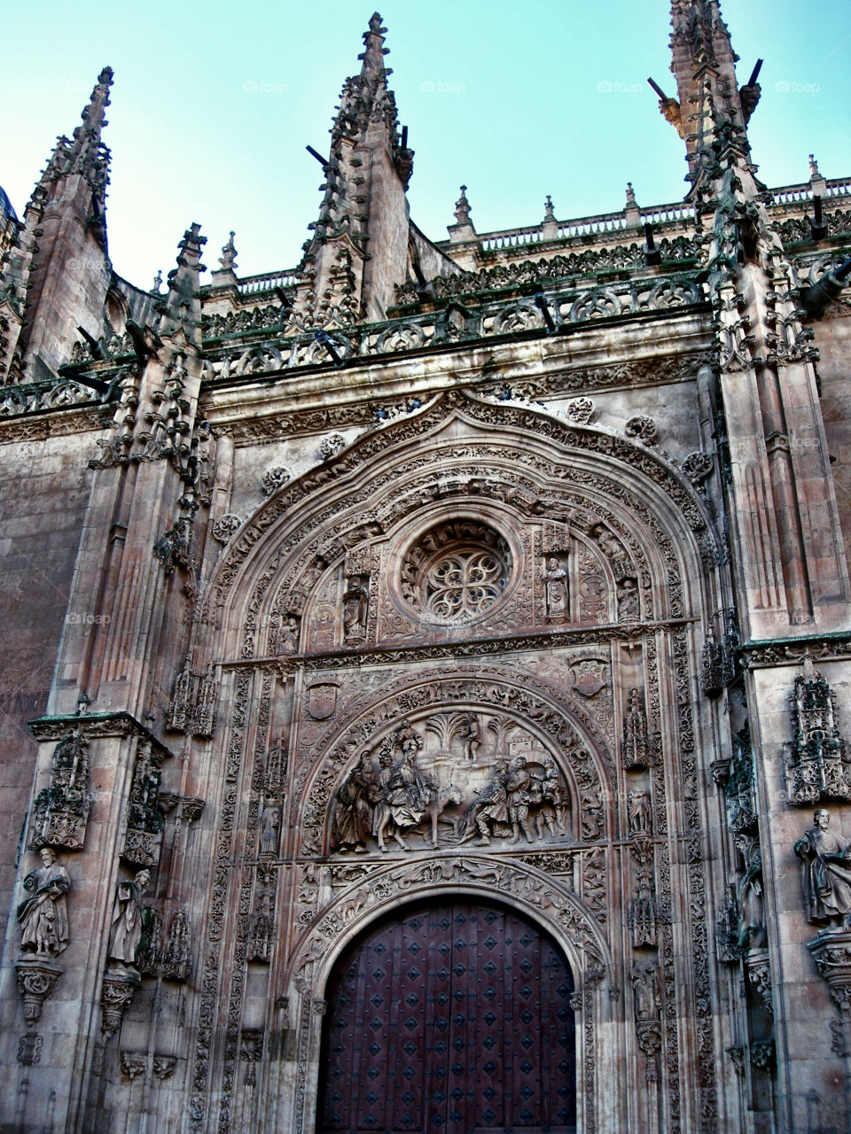 Puerta de Ramos, Catedral Nueva de Salamanca. Puerta de Ramos, Catedral Nueva de Salamanca (Salamanca - Spain)