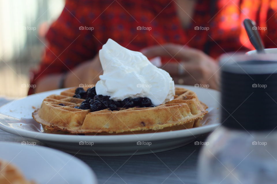 Breakfast waffle 