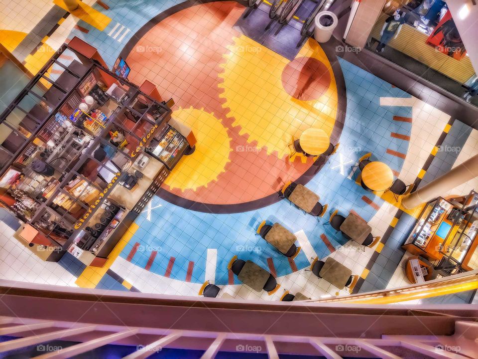 court seen from above