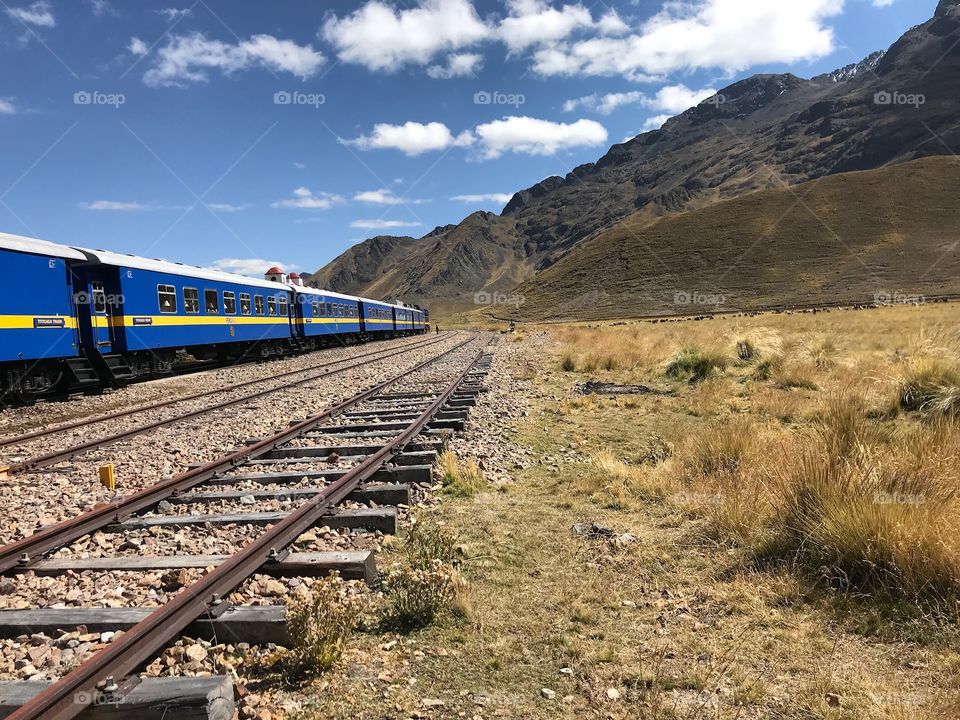 Traveling from Puno to Cusco on the train!