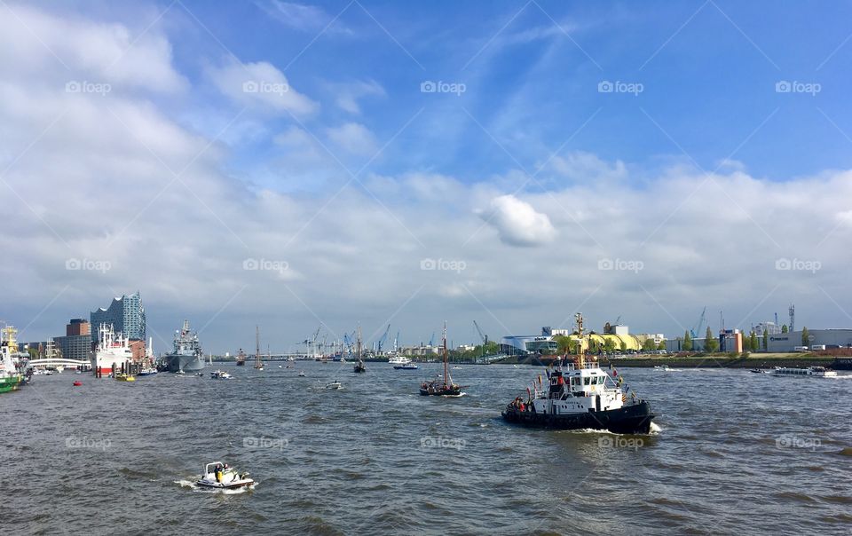 Birthday of the port. Hamburg