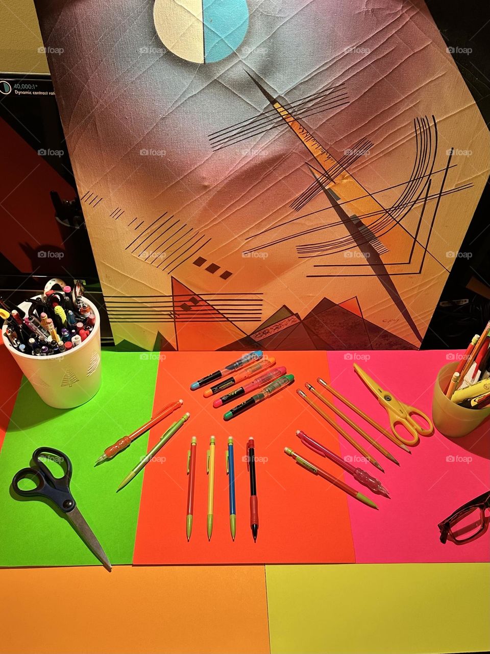 A Desk Where You Work, Learn, or Create - Architectural work - My workspace is my happy place. It’s where I can be myself and be surrounded by the things I love.