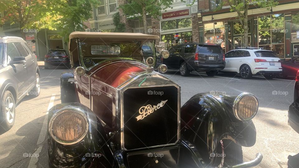 Vintage Hotrod On The Road
