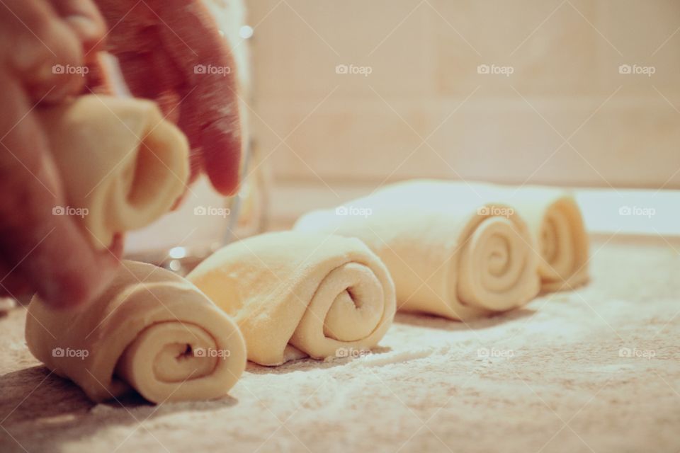 Preparing homemade bread