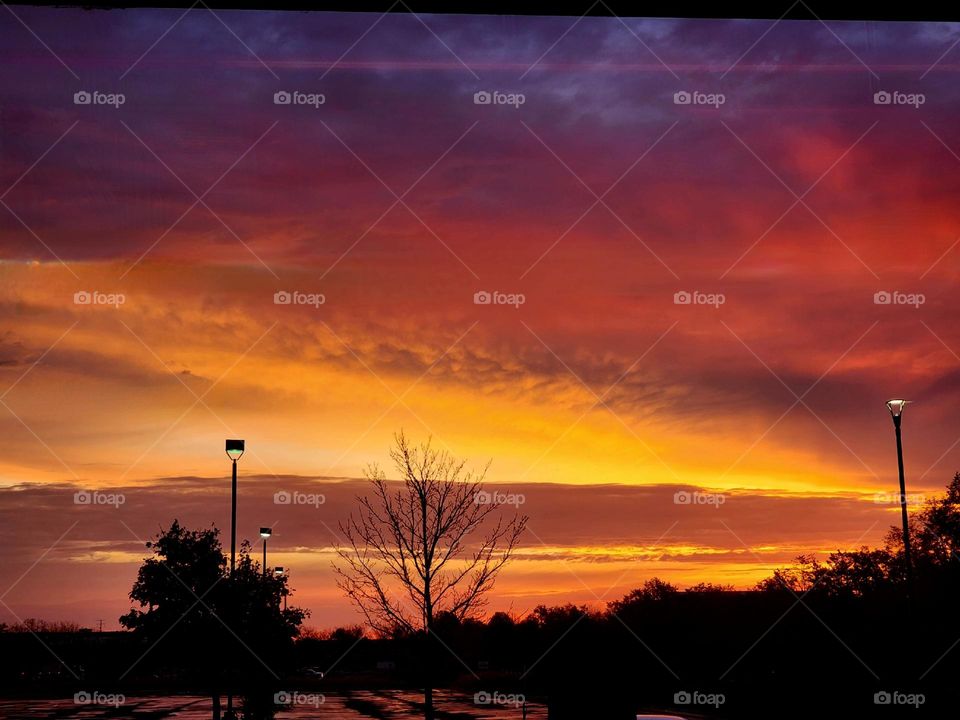 Sunrise in Elgin, IL