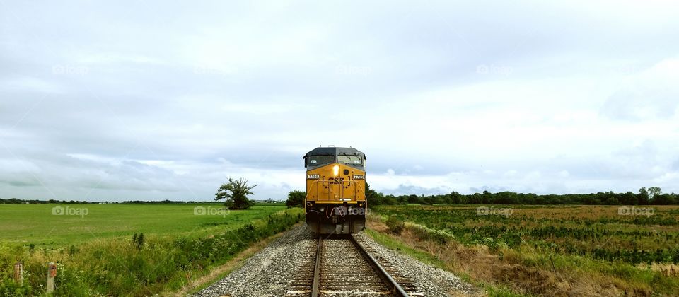 oncoming train