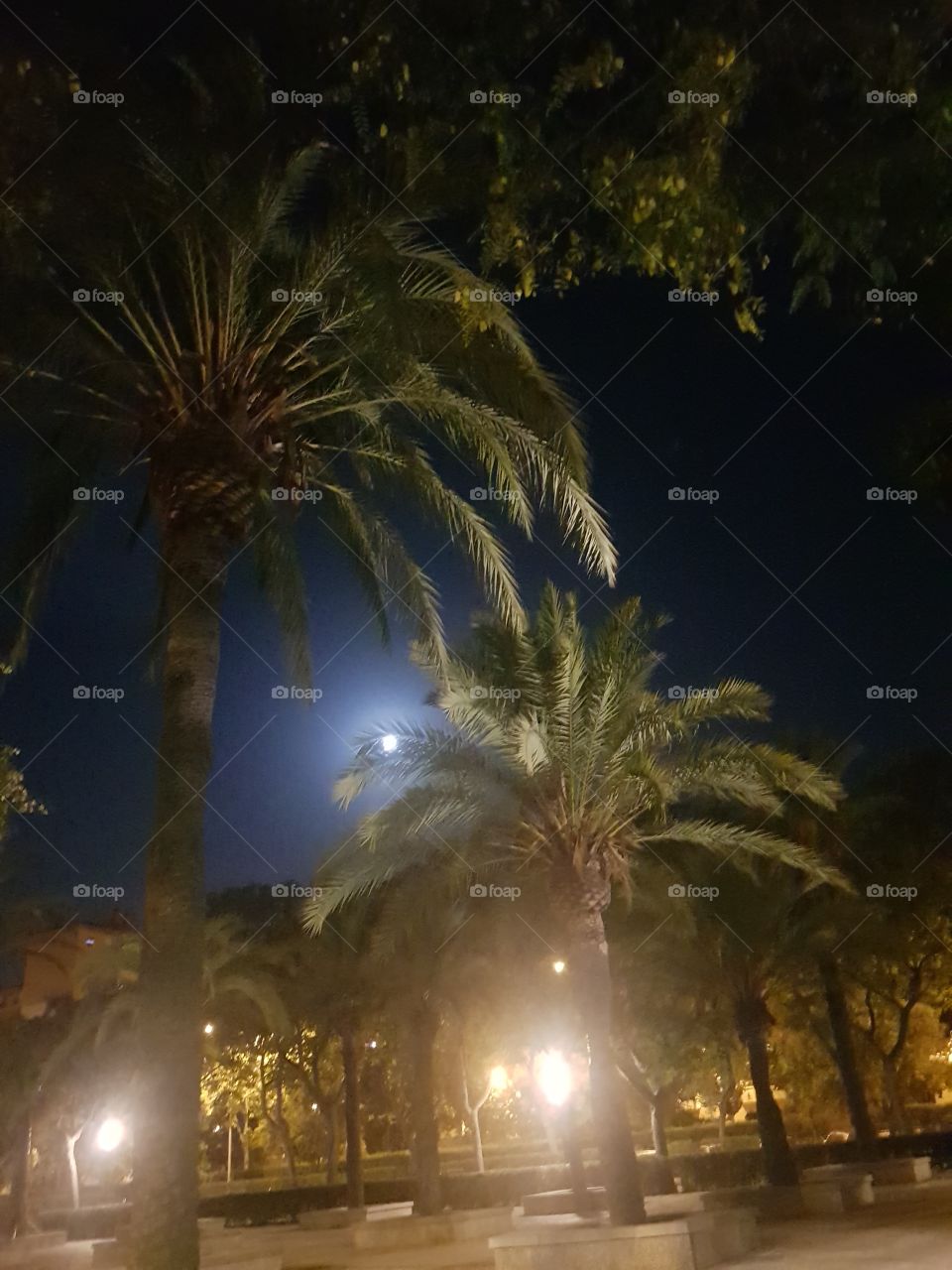 la luna en HUELVA Andaluzia Spain