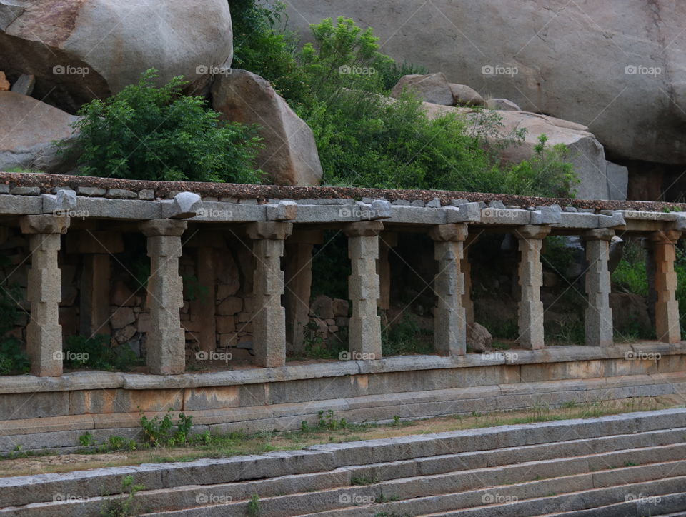 stone market of Vijayanagara Kingdom