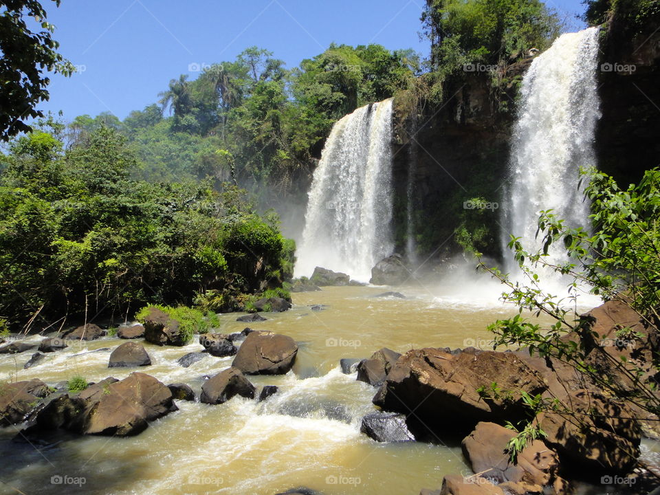 Iguazu Falls. Foz do Iguaça, PR