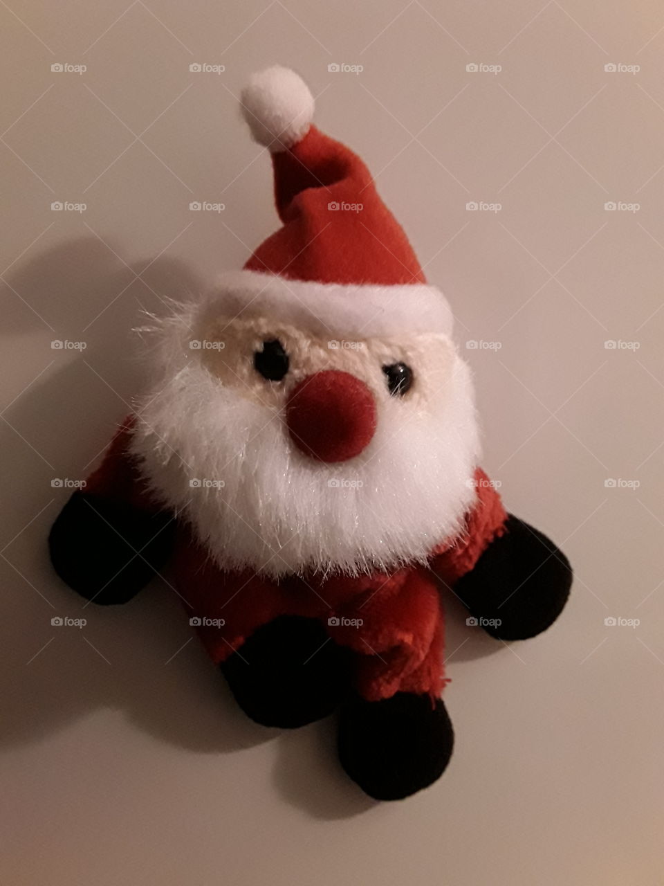 Santa magnet red toy