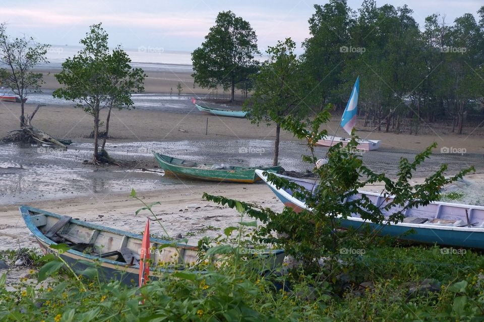 Borneo fishing village