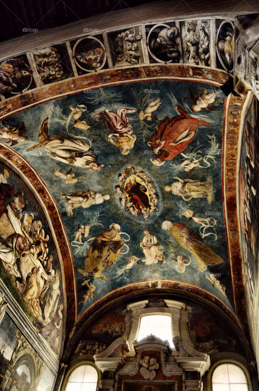 Capilla de la Cruz o de San Agustín, Basílica de San Frediano. Capilla de la Cruz o de San Agustín, Basílica de San Frediano (Lucca - Italy)