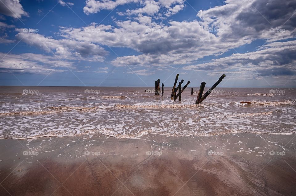 Matchsticks in the sea