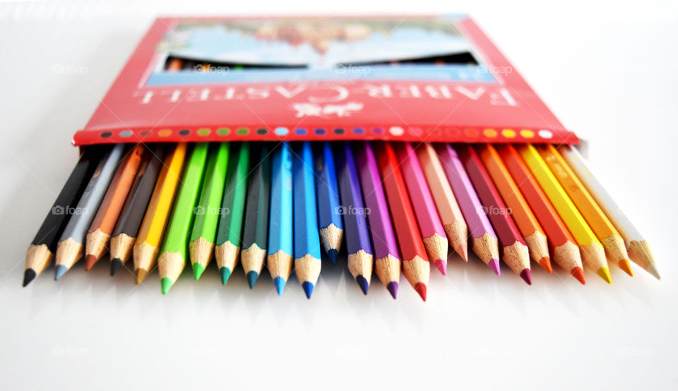 Crayons, colors, pencils, Faber-Castell