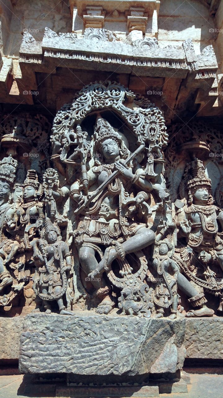 Halebeedu Hoysaleeswara temple sculpture