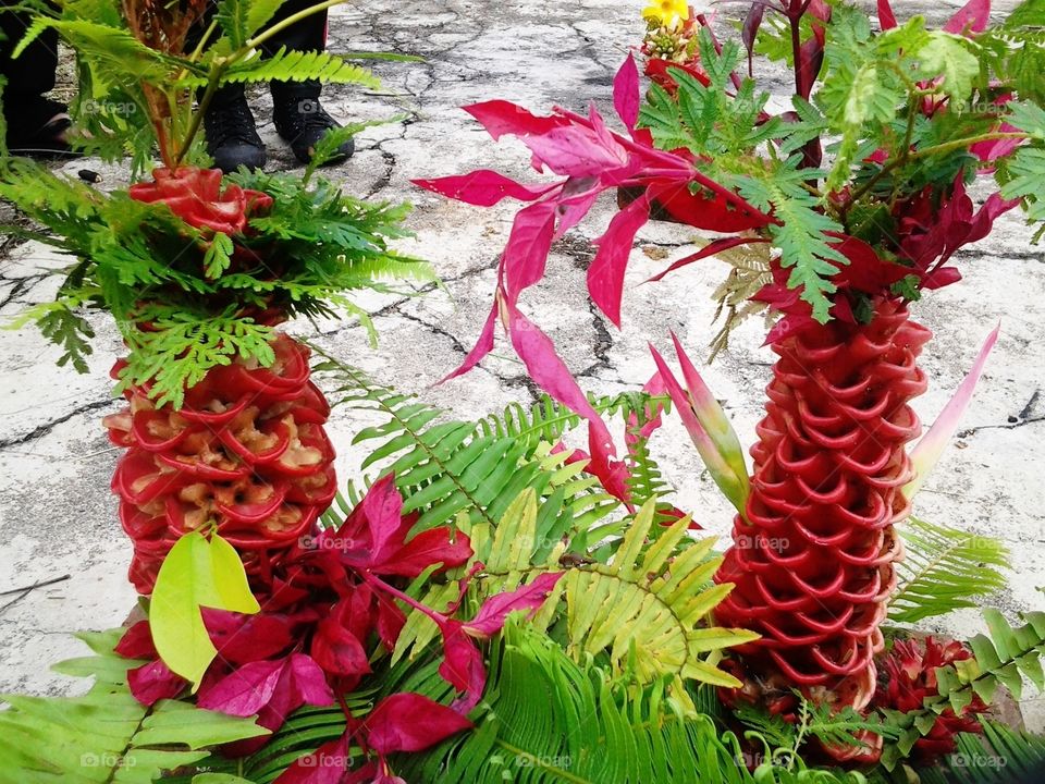 art of wild flower composition