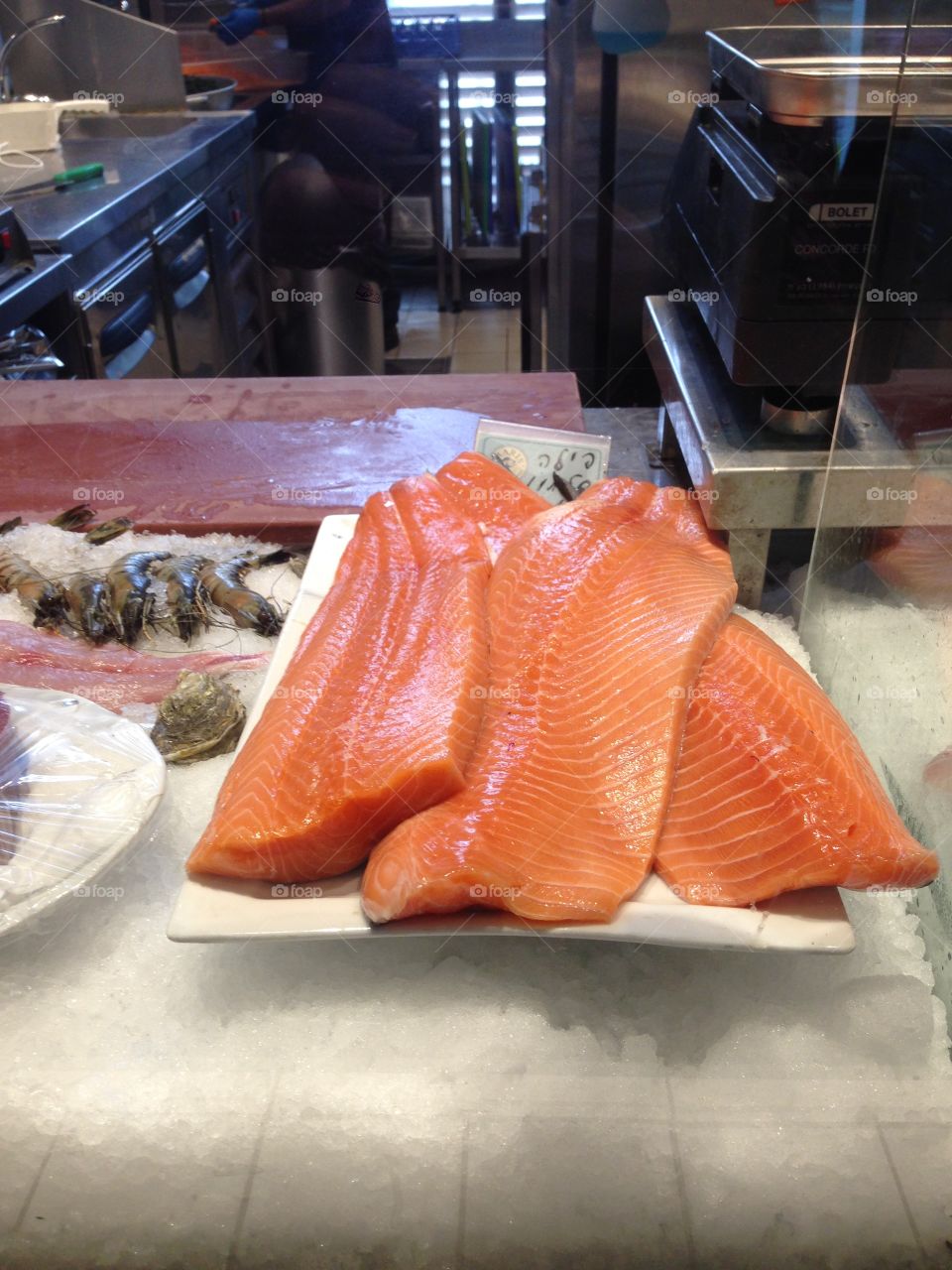 Fresh salmon 