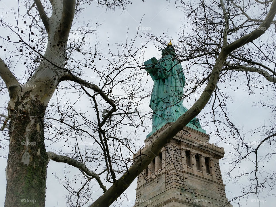 Liberty at springtime