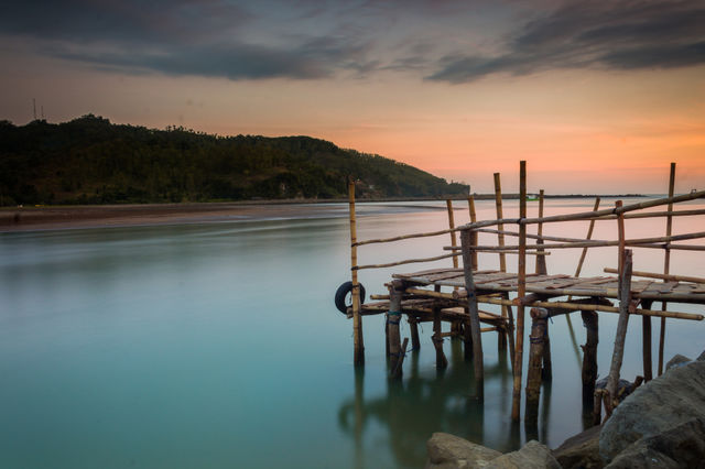 sunset in beach