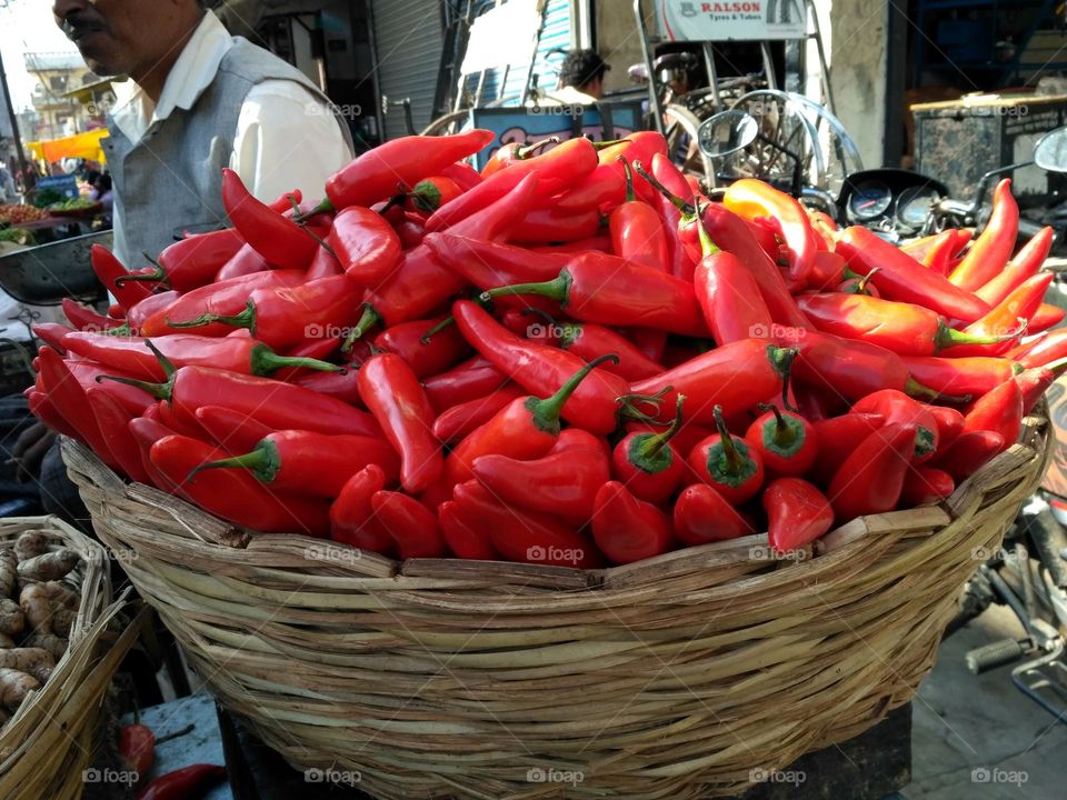 Red Chillies / Chillies / Spicy Chillies / Vegetable