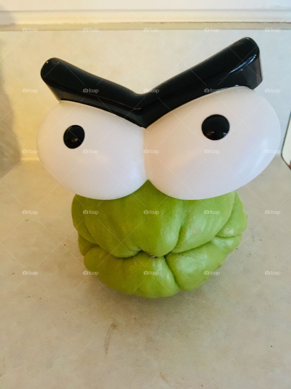 Chayote squash with giant eyes 👀
