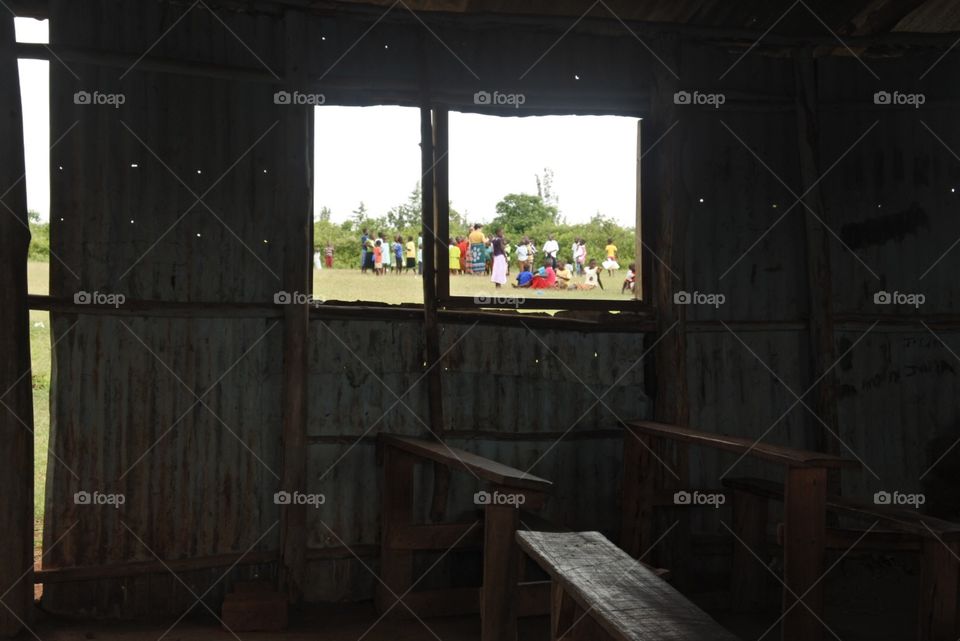 Window out of school 