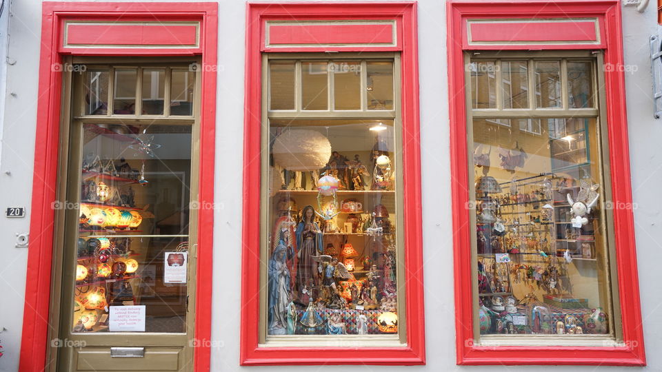 Window shopping in Antwerp.