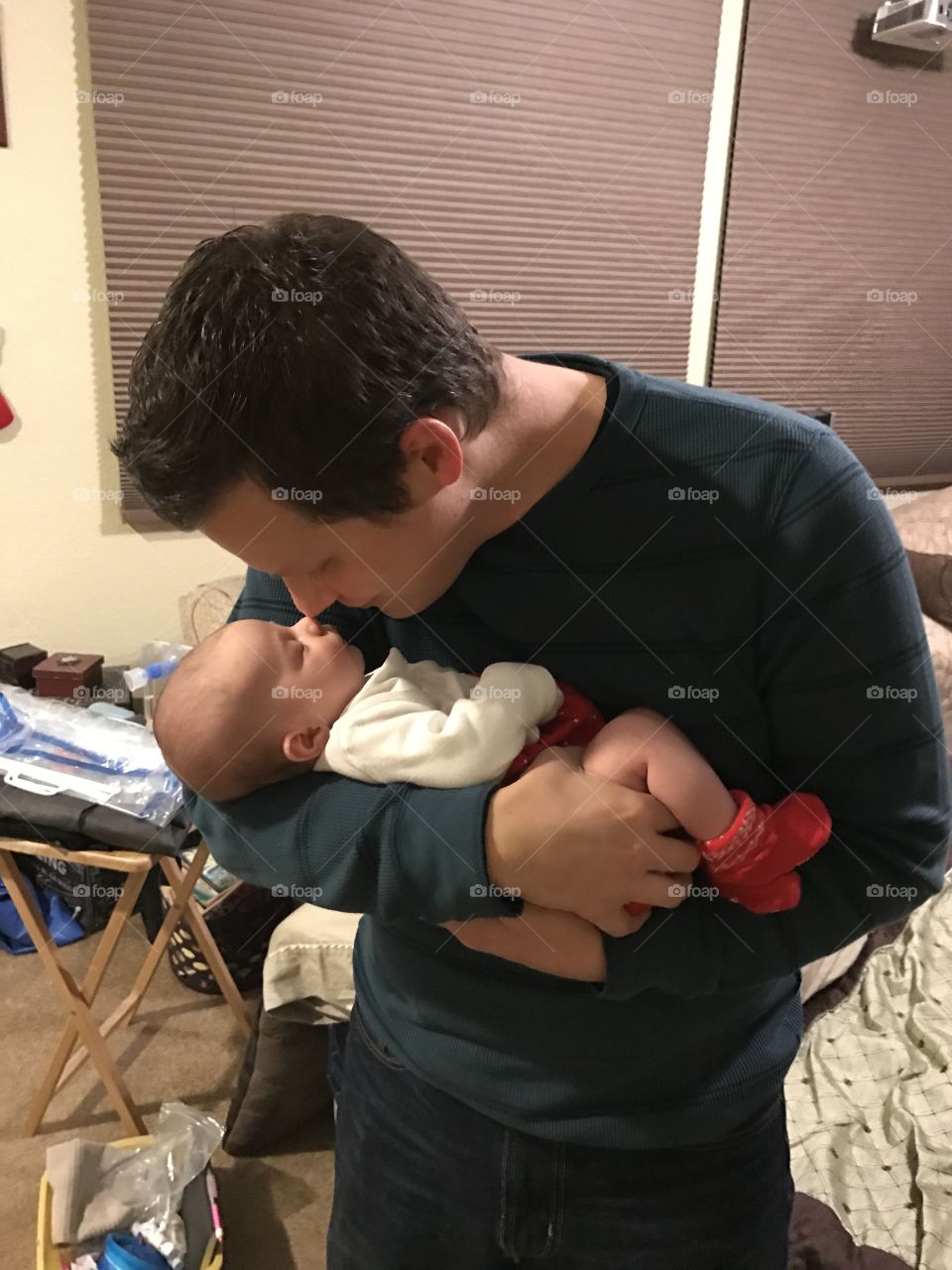 Loving on a miracle baby 