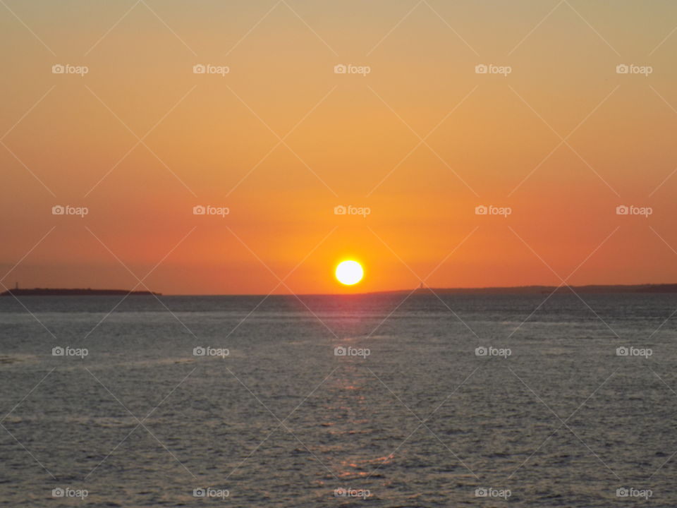 Sunset, Water, Dawn, Sun, Sea