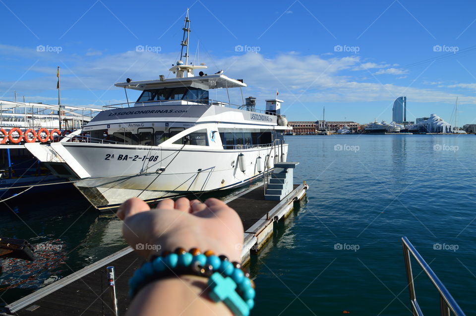 Boat on the sea